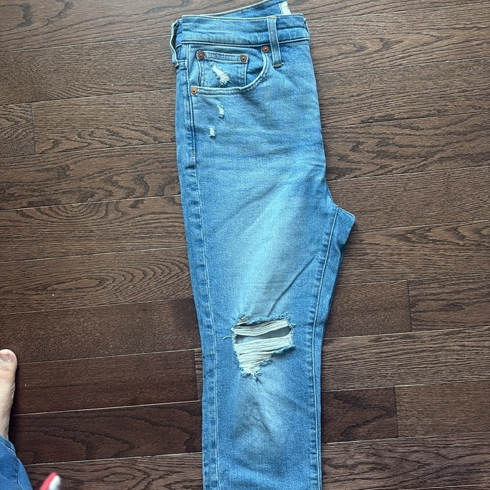 Madewell Light Blue Denim Jeans size 26 the perfect vintage jeans like new - Picture 3 of 11